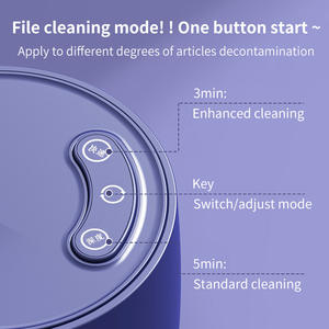 Nettoyeur à ultrasons pour bijoux et lunettes, 15W, acier inoxydable 304, super nettoyage, pour la maison - Product Image 6