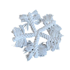 Yüksek kaliteli 4 parça pamuk halat evcil hayvan köpek oyuncağı Set noel interaktif ve hareket oyuncaklar köpekler için - Product Image 4