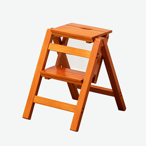 Cao Su Gỗ Mul Chức Năng Folding Bench, Gấp Cầu Thang Băng Ghế Hoa Nồi Hiển Thị Đứng - Product Image 2