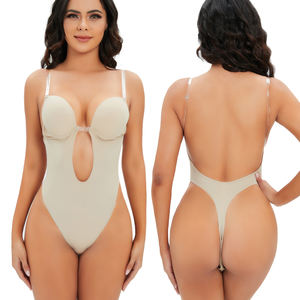 <span class=keywords><strong>Body</strong></span> de maintien pour femmes Sexy Deep V Neck Backless Thong Shaper <span class=keywords><strong>Body</strong></span> Corset Push Up Slimming <span class=keywords><strong>Body</strong></span> - Product Image 1
