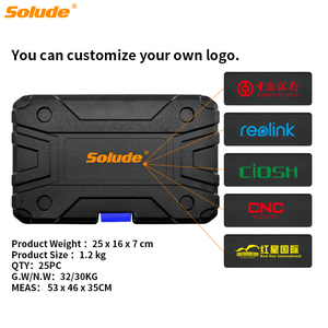 ชุดเครื่องมือซ่อมแซม SOLUDE 8 ชิ้น ชุดเครื่องมืออเนกประสงค์และชุดเครื่องมือช่างสำหรับใช้ในบ้าน ชุดประแจมังกี้ - Product Image 5