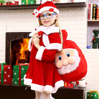 Sac de Noël en velours super grand et moelleux, réutilisable, avec cordon de serrage, pour emballer les cadeaux, grands sacs de Noël pour les cadeaux, cosplay
