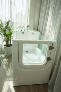 <span class=keywords><strong>Baignoire</strong></span> en acrylique <span class=keywords><strong>pour</strong></span> grands chiens et chats - Modèle Spa <span class=keywords><strong>pour</strong></span> chiens Milky Massage et multifonction Utilisation en salle de bain intérieure - Product Image 5