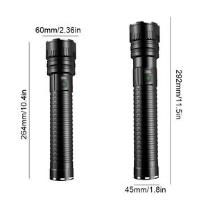 Новый светодиодный фонарь <span class=keywords><strong>2026</strong></span> года, 30 Вт, со встроенным аккумулятором, белый лазерный, мощный, дальность 1400 метров, 3 режима, для походов и активного отдыха - Product Image 6