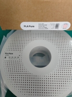 Nouvelle arrivée, filament PLA pur Bamboo Lab 1,75 mm 1 kg avec bobine, compatible avec les aliments, finition mate, RFID, faible émission, filament d'impression 3D