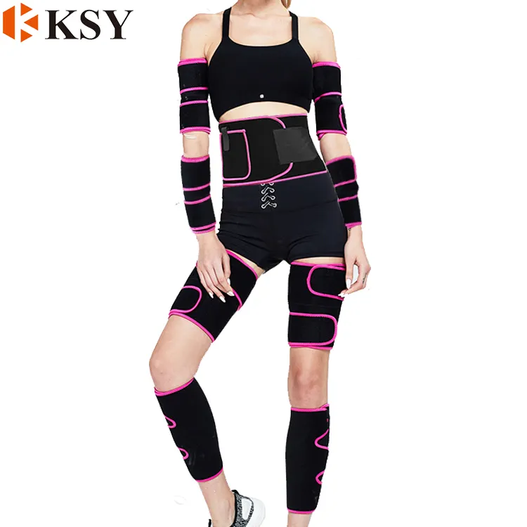 One Set Sweet Arm Trimmer Thigh Trimmer Waist Trimmer Sweat Belt Body Slimming Belts