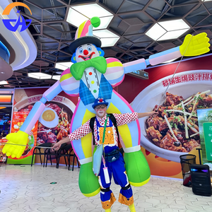 Disfraz Inflable de Payaso para Publicidad en <span class=keywords><strong>Circo</strong></span>, Impresión Digital, Fácil de Instalar, con Ventilador Incorporado para Desfiles y Festivales - Product Image 2