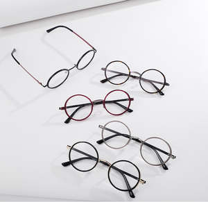 Korea Fashion Titanium Glasses <b>Frame</b> Ultralight Two-Tone Business Eyeglasses Trendy Anti Fatigue Prescription Optical Spectacles - Product Image 2