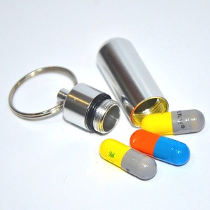 Kotak Pil Perjalanan dari Aluminium Alloy EDC, Kotak Penyimpanan Pil Mini yang Lucu - Product Image 4