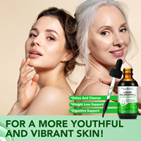 Vente en gros de gouttes de chlorophylle liquide BoostEnergy désodorisant interne super concentré à saveur de menthe naturelle de 60ml