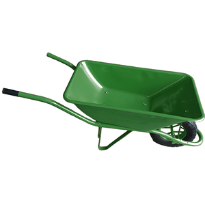 <span class=keywords><strong>Promotion</strong></span> d'usine : <span class=keywords><strong>Brouette</strong></span> de 75 litres avec plateau en acier et roue pneumatique pleine 4.00-8 pour usage en construction, en métal - Product Image 5