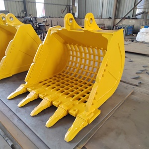 Grille de criblage pour chargeuse-pelleteuse, accessoire de criblage pour le terrassement et le criblage de roches en construction - Product Image 5