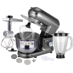 Mezclador <span class=keywords><strong>de</strong></span> alimentos con soporte multifunción 5 en 1, electrodomésticos <span class=keywords><strong>de</strong></span> cocina, mezcladores <span class=keywords><strong>de</strong></span> alimentos con licuadora y picadora <span class=keywords><strong>de</strong></span> carne - Product Image 1