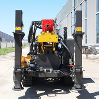 Foreuse pneumatique pour puits d'eau rurale, machine de forage de puits d'eau de 200 m, foreuse de puits d'eau diesel