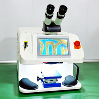 Machine de soudage laser YAG professionnelle mini encastrée 100W/200W Weihong à refroidissement par eau haute rigidité