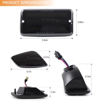 Clignotants dynamiques LED de haute qualité pour Jeep Wrangler TJ 97-06, 4 pièces, clignotants de pare-chocs avant, indicateurs latéraux de garde-boue