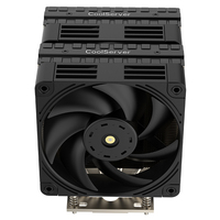 COOLSERVER pour serveur de bureau SP6 4U M99, refroidisseur de processeur, 6 caloducs, deux roulements à billes, 12V DC, faible bruit, dissipateur thermique en cuivre et aluminium, TDP