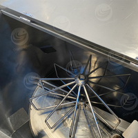 Machine électrique automatique de mélange de pâte à gâteau 200L Machine à saigner la poudre d'oeufs de boulangerie Batteur à oeufs pour gâteau éponge