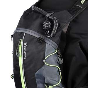 Casque de vélo de montagne réglable avec visière bleu noir, casque de protection intégral pour le sport, unisexe, pour adultes, équipement de cyclisme - Product Image 4