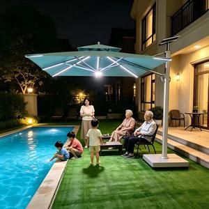 <span class=keywords><strong>Parasol</strong></span> de piscine électrique à télécommande solaire <span class=keywords><strong>LED</strong></span> en gros, personnalisé pour la vente au détail, pour jardin et bord de piscine - Product Image 6