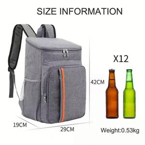 Sac à dos isotherme personnalisé, étanche, souple, pour livraison de repas, pique-nique, glacière thermique - Product Image 3