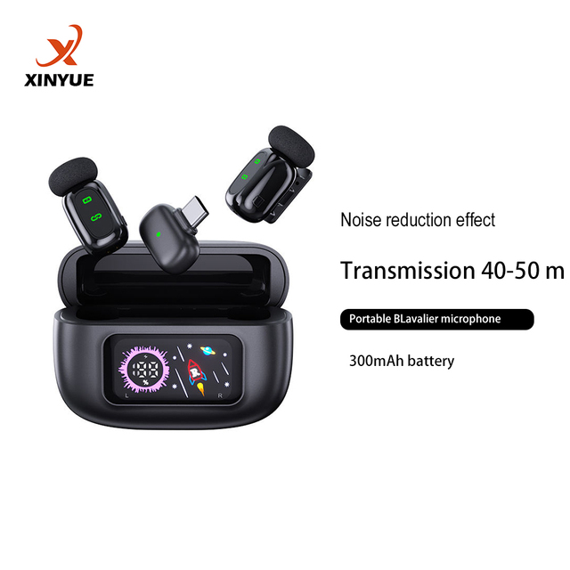 Wireless Microphone System UHF Professional Lavalier Lapel Headset Noise Cancelling LED Lights Multiple Receiver for Teaching