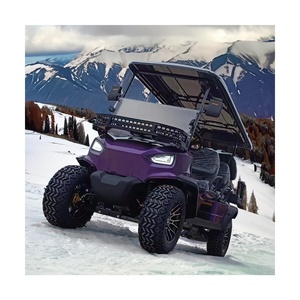 รถกอล์ฟไฟฟ้าขนาดเล็กรถกอล์ฟ5KW ลิเธียมแบบ4ที่นั่ง - Product Image 1