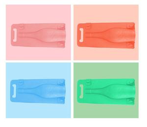 Soporte de papel con forro interior personalizado para botella de vino OEM, embalaje de pulpa de papel prensado en seco y húmedo degradable a prueba de golpes para vino - Product Image 2