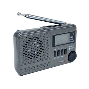 SAYIN SY-1192 Full Band FM/MW/SW Portable Radio 800mAh MP3 Player Alarm <b>Clock</b> <b>LED</b> Backlight Display - Product Image 4
