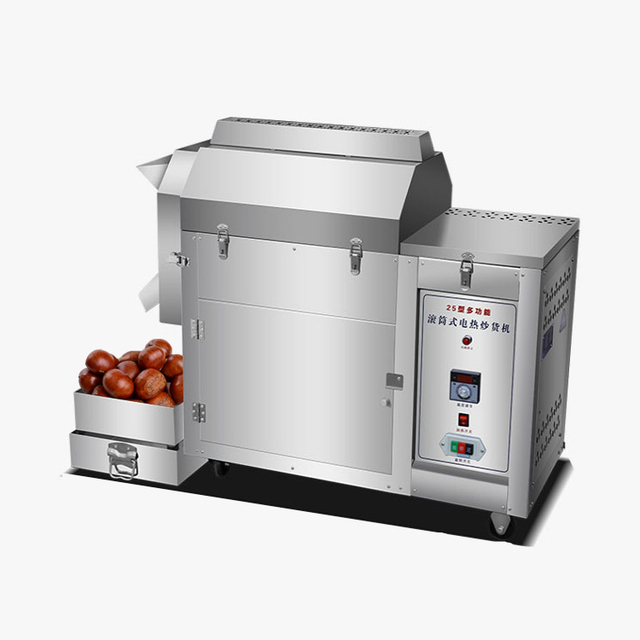 Multi-function Stainless Steel Corn Coffee Bean Roaster Small Sunflower Seed Peanut Roasting Machine