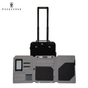 ยอมรับโลโก้ที่กำหนดเอง ABS + PC ฟิล์ม/PC ส่วนบุคคลกระเป๋าเดินทางล้อกระเป๋าเดินทางที่มีแล็ปท็อปช่อง - Product Image 6