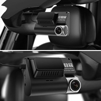 Fabrication de caméra de bord 4K à double objectif enregistreur vidéo de voiture avant et arrière avec GPS intégré vitesse Wifi garantie 1 an écran IPS