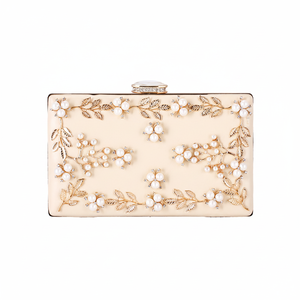 Bolso de Mano de Lujo Clásico e Informal para Boda, Bordado en Terciopelo, Ligero, Hecho en India - Product Image 1