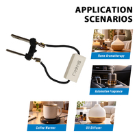 Résistance chauffante en porcelaine encapsulée 3W-20W, tension d'entrée AC/DC optionnelle, composant de chauffage sûr pour l'aromathérapie domestique