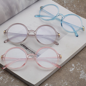 Gafas transparentes a la moda para hombre y mujer, gafas para miopía y ordenador, gafas de lectura redondas, gafas antiluz azul, 2019 - Product Image 1