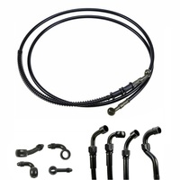 Universelle AN3 3AN Edelstahl Geflochtene Motorrad-Bremsleitung für Motorräder ATV Roller