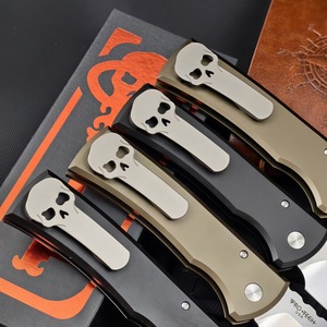 Couteau de poche tactique de survie EDC <span class=keywords><strong>Reden</strong></span> 229 avec lame en acier S35VN et manche en aluminium, couteau pliant pour la chasse avec clip de ceinture - Product Image 3