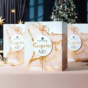 Calendario de Adviento personalizado de doble puerta, cajas de suscripción <span class=keywords><strong>mensual</strong></span> de <span class=keywords><strong>maquillaje</strong></span> con cajones vacíos - Product Image 5