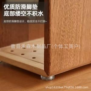 Portacuchillos de Madera de Nogal Negro, 17 Piezas, Soporte de Almacenamiento de Cocina Resistente para Uso Doméstico - Product Image 5
