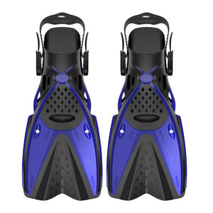 Aletas de Natación para Adultos F621 Azules, Equipo Profesional de Buceo y Snorkel, Material TPRPP - Product Image 1
