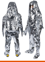 Combinaison de pompier en aluminium approuvée Solas avec certificat CCS, équipement de sauvetage d'urgence, style séparé