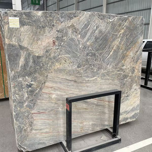 TMZ STONE OEM/ODM - Azulejos de Pared y Piso Interiores Modernos, Impermeables, para Uso en Hoteles, Losas de Mármol Natural Gris Pulido, Duraderas y de Lujo - Product Image 4