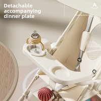 Poussette pliable légère pour enfants en métal, format de poche, design parapluie de voyage, ultralégère et compacte, capacité de charge de 25 kg pour bébés