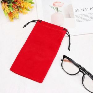 ซองใส่แว่นตาแฟชั่นแบบขายส่งสำหรับผู้ชายและผู้หญิง  กระเป๋าใส่แว่นกันแดดแบบนุ่ม  ซองแว่นตาหลากสี - Product Image 5