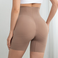Gaine sculptante taille haute sans couture, respirante, à entrejambe ouvert, rehausseur de hanches et de fesses invisible pour femme