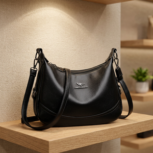 New Vintage Fashionable Simple Soft PU Lady Shoulder Crossbody <b>Bag</b> ZIP Closure Single Strap Summer Travel Shopping Outdoor Daily - Product Image 3
