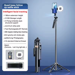 ขาตั้งกล้องอัจฉริยะ C109 พร้อมระบบ AI ติดตามใบหน้าอัตโนมัติ หมุนได้ 360 องศา พร้อมกิมบอลกันสั่น สำหรับโทรศัพท์มือถือ ใช้เป็นไม้เซลฟี่ได้ - Product Image 3