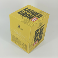 Boîte de transport de boissons pliable, résistante, écologique, en matériau recyclé PP ondulé, pour le transport de bouteilles d'eau