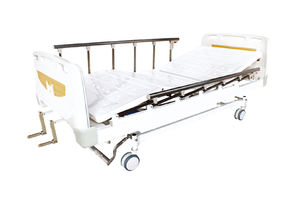 Самая продаваемая регулируемая двухфункциональная кровать с 2 рукоятками из АБС-пластика для домашнего ухода и использования в больницах, с гарантией 2 года - Product Image 5