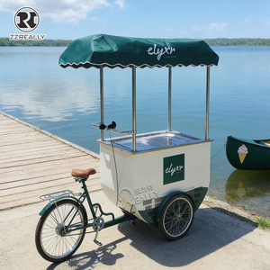 2026 Europe Standard Street Mobile Fast <strong>Food</strong> Kiosk Truck Stand Vending <strong>Rolled</strong> Ice Cream <strong>Cart</strong> With Freezer - Product Image 4